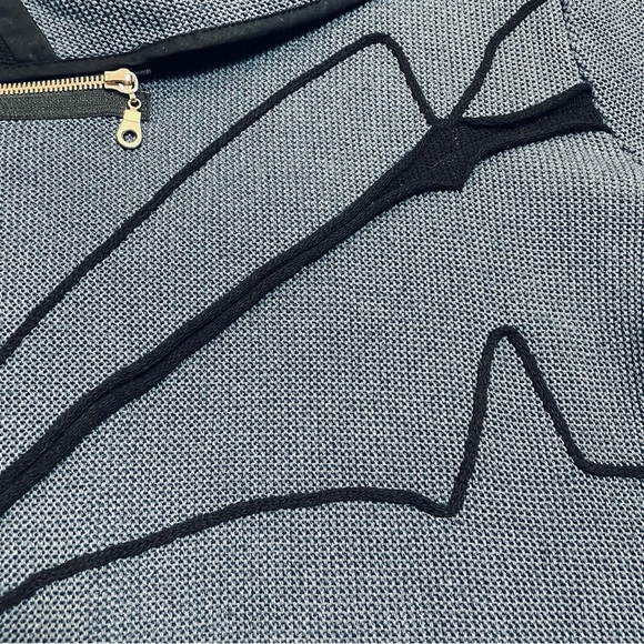 New Jaskar Sweater Blue Black Cotton Blend European Sweater Size L - Picture 12 of 14